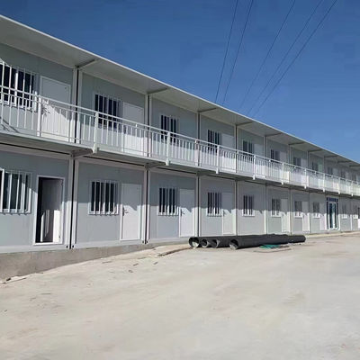 شراء منزل حاويات مزدوج الطابق / منزل حاويات مزدوج الطابق 20ft 40ft online manufacture