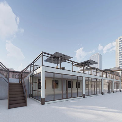 Buy Industrial Prefab Container House 5900x6260x2480mm with 75mm EPS Wall online manufacture