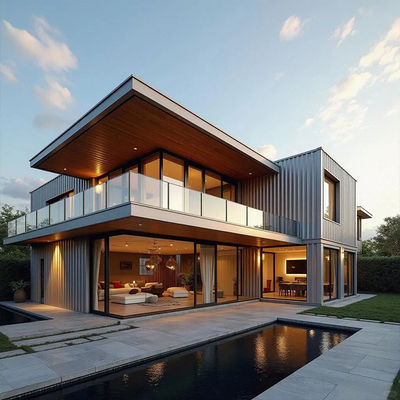 Buy 15-25 Years Lifetime Prefab Folding Container House Light Steel With Laminate / Tile / Carpet Flooring online manufacture