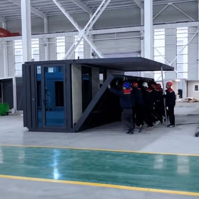 خرید اتاق نشیمن خانه کانتینر قابل گسترش خانه کانتینر 10ft online manufacture