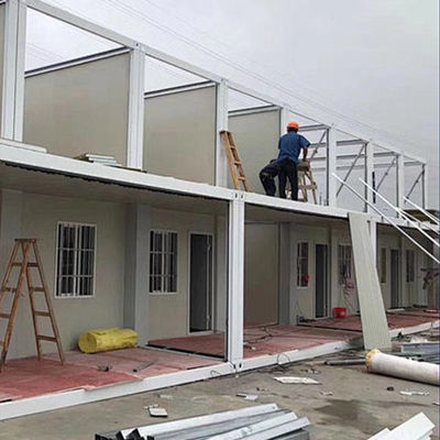 شراء المنزل المتحرك المجهز مع تخطيط مستمر للممر الداخلي وتقسيم مساحة مرنة ، مع عزل صوف صخري قوي ومقاومة للحريق online manufacture