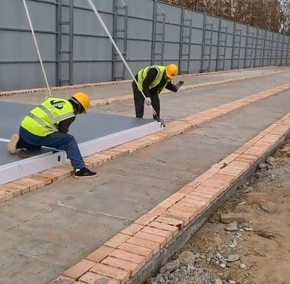 購入 モジュール型および腰高の折りたたむコンテナハウス:一時的な医療ステーションと指揮センターの迅速な組み立てに使用される online manufacture