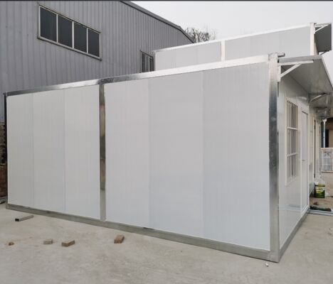 acheter Maison de conteneurs préfabriquée de 2990 mm de large avec panneau sandwich en laine de roche et emballage standardisé pour l'exportation mondiale online manufacture