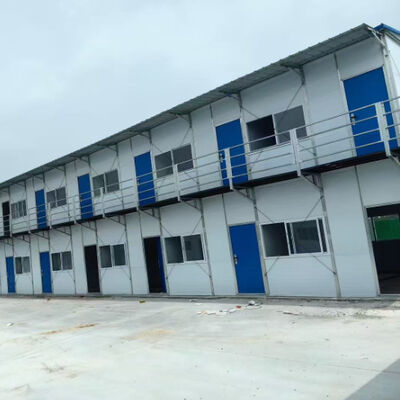 comprare Casa in container espandibile con finestre a doppio vetro, pannelli sandwich EPS da 50 mm e telaio in acciaio leggero per alloggi ad alta densità online manufacture