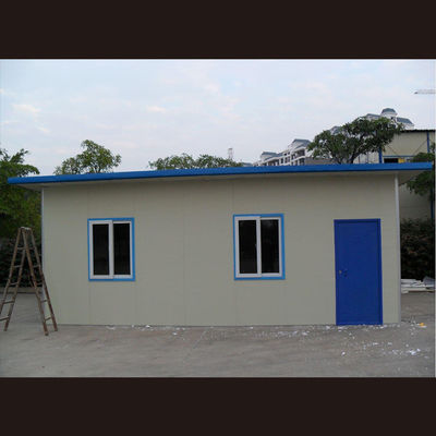 2.5mm Çatı 40ft Düz Paket Bir Katlı Nakliye Konteyner Evler Kolay Taşıma İçin Önceden Kurulu Tesisat Sistemi