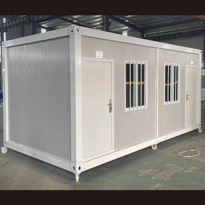 Sistem Listrik yang Diinstal Sebelumnya Rumah Kontainer 1 Lantai yang Dapat Diekskresikan Dengan Jendela Geser Aluminium