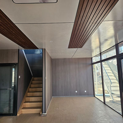 Customize Building Style Light Steel Double Container House Villa Customized Building