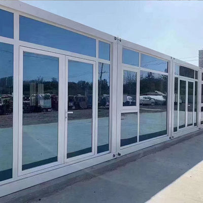 Quarto de hotel privado Casas de contêiner de nível único / Casas de caixa de cone de aço leve galvanizado