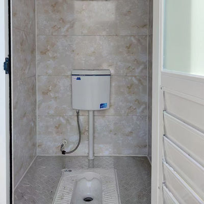 Plastic Close Coupled Comfort Height Portable Toilet And Bathroom For Outdoor Applications