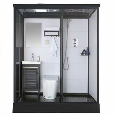 Sistema de lavado de agua por gravedad Baño integrado con fregaderos y artículos de lujo Silla de baño