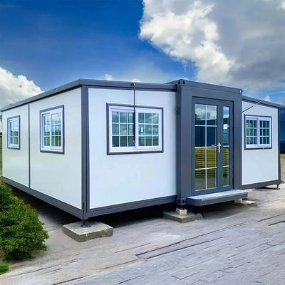 Casa de contenedores prefabricada con ventanas de aluminio y capacidad de carga de 150 kg/m2