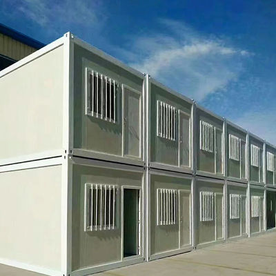 Casa prefabricada inteligente expandible PPR Plumbing y puertas de aluminio fuerte