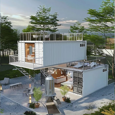 Sturdy And Durable Villa Container House Single Layer And Multi Layer Design For  Renovation Shop Homestay Hotel