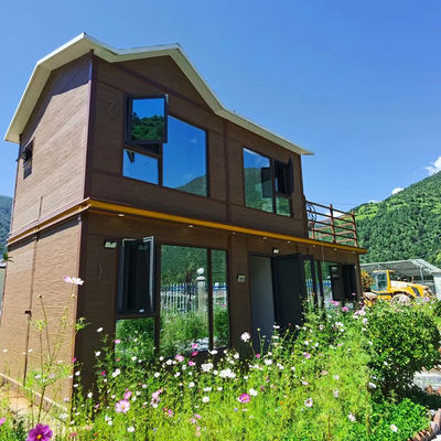 Casa de contenedores de acero ligero galvanizado en caliente con espacio flexible